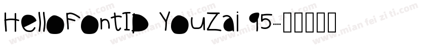 HelloFontID YouZai 95字体转换